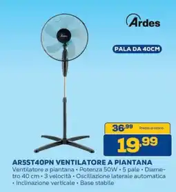 Euronics Ardes Ventilatore a piantana offerta
