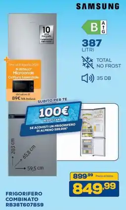 Euronics SAMSUNG FRIGORIFERO COMBINATO offerta