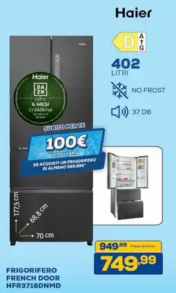Euronics Haier FRIGORIFERO FRENCH DOOR offerta