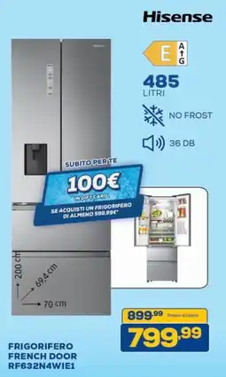 Euronics Hisense FRIGORIFERO FRENCH DOOR offerta
