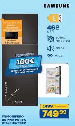 Euronics SAMSUNG FRIGORIFERO DOPPIA PORTA offerta