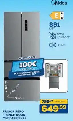 Euronics Midea Frigorifero French Door offerta