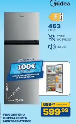 Euronics Midea Frigorifero Doppia Porta offerta