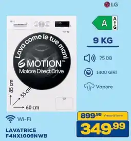 Euronics Lavatrice LG F4NX1009NWB offerta