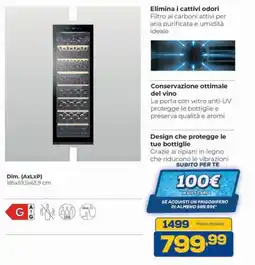 Euronics Frigo vino offerta