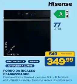 Euronics Hisense FORNO DA INCASSO offerta