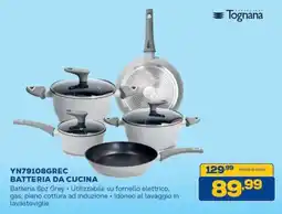 Euronics Tognana Batteria da cucina offerta