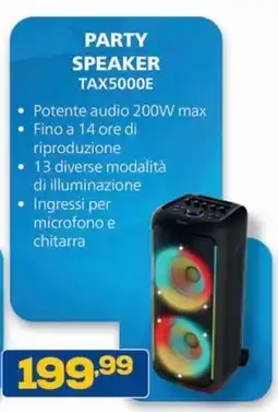 Euronics PARTY SPEAKER TAX5000E offerta