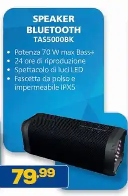 Euronics SPEAKER BLUETOOTH TAS5000BK offerta