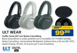 Euronics Cuffie Serie ULT con Noise Cancelling offerta