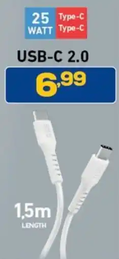 Euronics Charging Data Cable USB-C 2.0 offerta