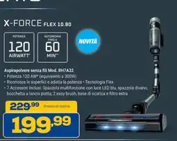 Euronics Rowenta x-force Aspirapolvere senza fili Mod. RH7A32 offerta
