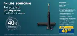 Euronics Spazzolino elettrico sonico Philips Sonicare offerta