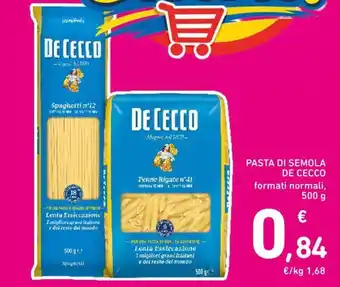 Spazio Conad Pasta di semola De Cecco offerta