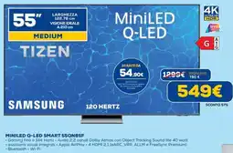 Euronics MINILED Q-LED SMART 55QN85F offerta