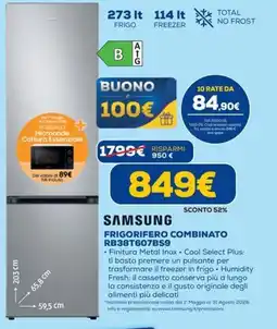 Euronics SAMSUNG FRIGORIFERO COMBINATO offerta