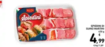 Spazio Conad Spiedini di suino Martini offerta