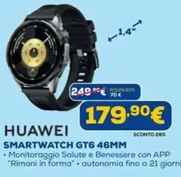 Euronics HUAWEI SMARTWATCH GT6 46MM offerta