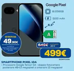 Euronics Google Pixel 10A offerta
