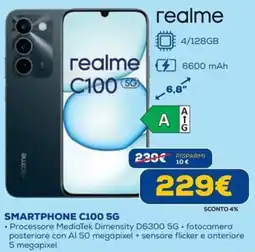 Euronics realme C100 5G offerta