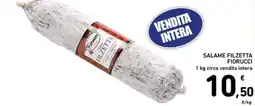Spazio Conad Salame Filzetta Fiorucci offerta