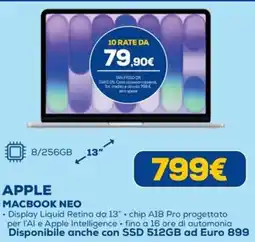 Euronics APPLE MACBOOK NEO offerta