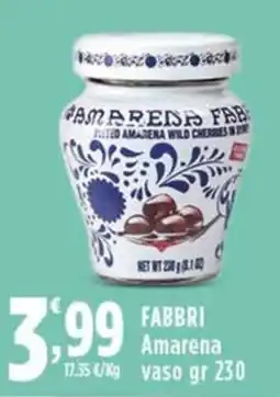 Rossotono Carrefour FABBRI Amarena offerta