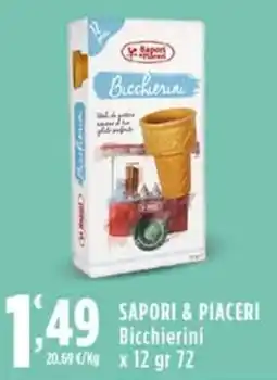 Rossotono Carrefour Sapori & Piaceri Bicchierini offerta
