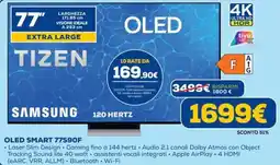 Euronics Samsung OLED SMART 77S90F offerta