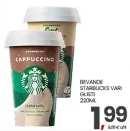 Eurospar Cappuccino Starbucks offerta