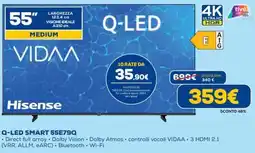Euronics Q-LED SMART 55E79Q Hisense offerta