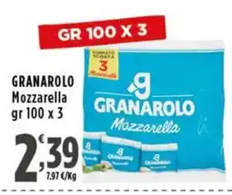 Rossotono Carrefour GRANAROLO Mozzarella offerta
