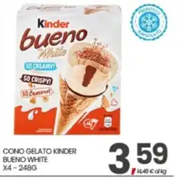 Eurospar Kinder bueno White offerta