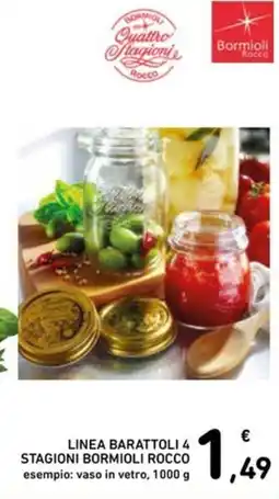 Spazio Conad Linea barattoli 4 stagioni bormioli rocco offerta