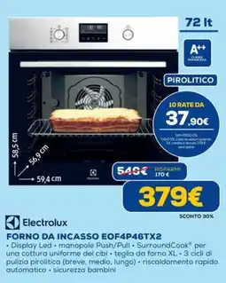 Euronics Forno da incasso Electrolux offerta