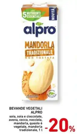 Spazio Conad Beverage Vegetale Alpro Mandorla Tradizionale offerta