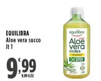 Rossotono Carrefour equilibra Aloe vera succo offerta