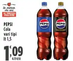 Rossotono Carrefour PEPSI Cola offerta