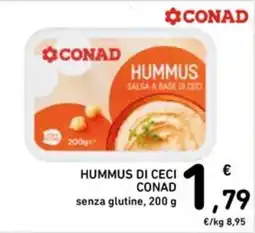 Spazio Conad Hummus di ceci CONAD offerta