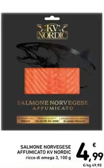 Spazio Conad Salmone Norvegese Affumicato KV Nordic offerta