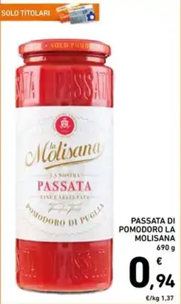 Spazio Conad Passata di pomodoro La Molisana offerta