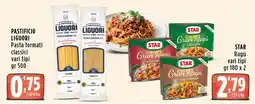 Rossotono Carrefour PASTIFICIO LIGUORI Pasta formati classici offerta
