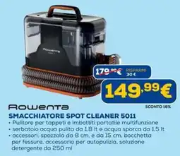 Euronics Rowenta SMACCHIATORE SPOT CLEANER 5011 offerta