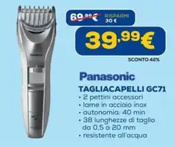 Euronics Panasonic TAGLIACAPELLI GC71 offerta