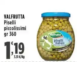 Rossotono Carrefour VALFRUTTA Piselli piccolissimi offerta