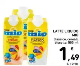 Spazio Conad LATTE LIQUIDO MIO CLASSICO offerta