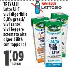 Rossotono Carrefour TRE Valli Latte UHT senza lattosio offerta