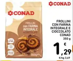 Spazio Conad Frollini con Farina Integrale e Cioccolato CONAD offerta