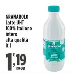 Rossotono Carrefour Granarolo Latte UHT intero offerta