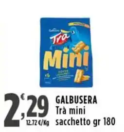 Rossotono Carrefour GALBUSERA Trà mini offerta